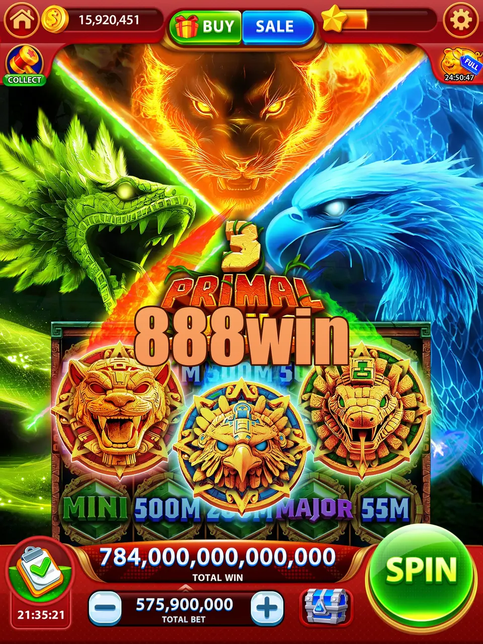 888win Capturas de tela Oficial APK